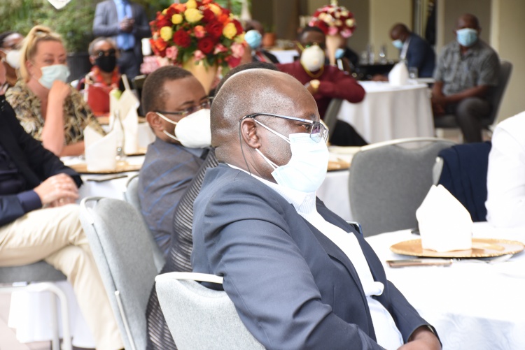 Proceedings during the launch of save a doctor save a life campaign.