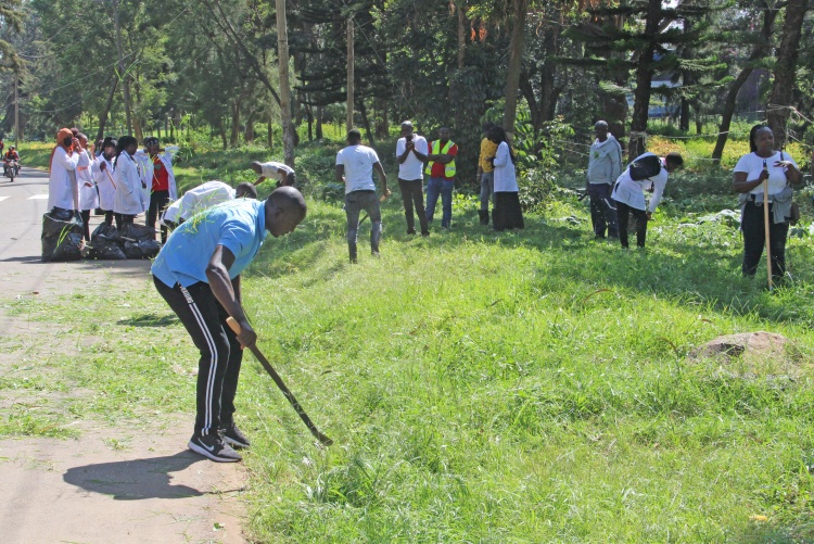 Kenyatta National Hospital Clean-up Day
