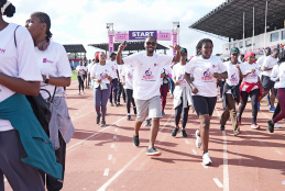 Participants of End Postpartum Hemorrhage (EPPH) Run 2026 at Ulinzi Sports Complex, Nairobi.