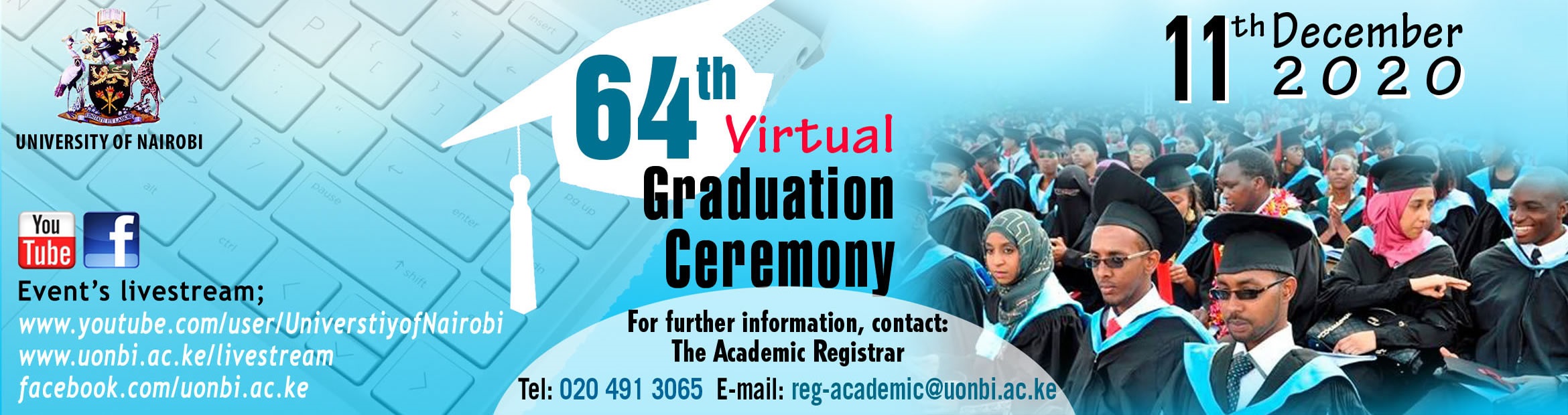 University of Nairobi 64th graduation ceremony.