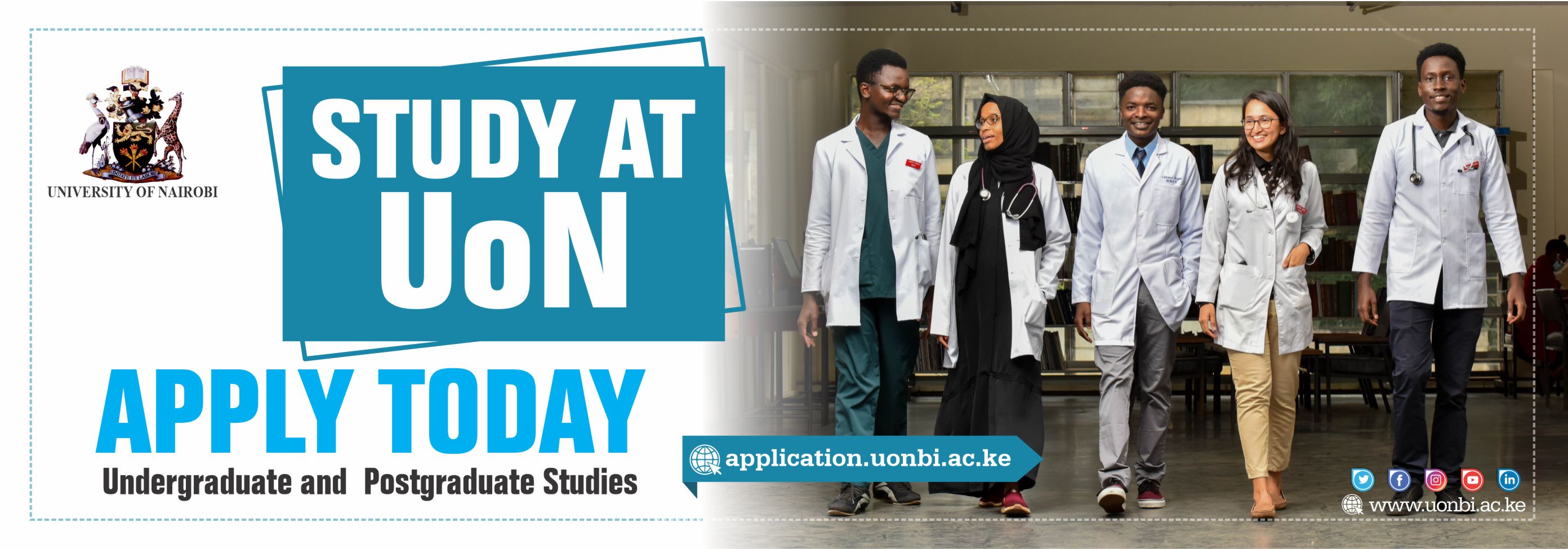 Study at UoN banner.