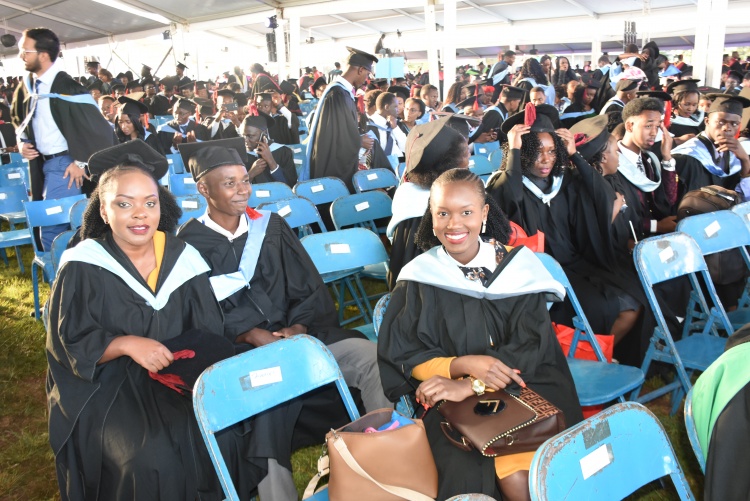 Graduands from the School of Nursing Sciences.