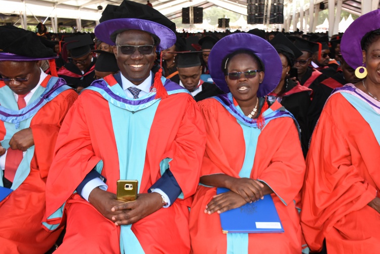 PhD graduates during 62nd UoN graduation.