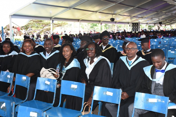 EAKI graduands following proceedings at the 62nd graduation ceremony.