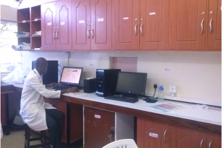 Renovated laboratory at Kenyatta National Hospital courtesy of UoN COEHM Project.