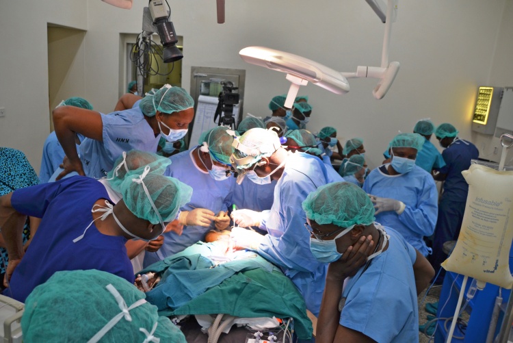 Historic separation of conjoined twins by medical staff from the College of Health Sciences and their colleagues from Kenyatta National Hospital.