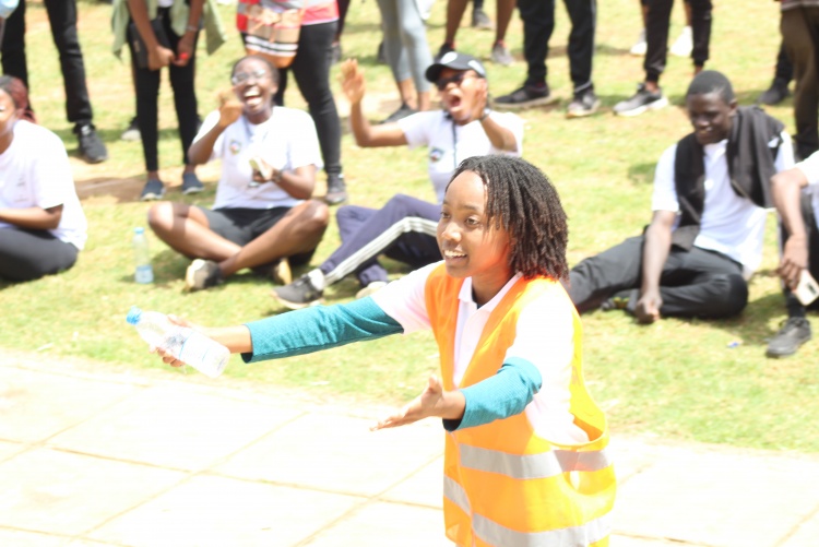 The Association of Medical Students University of Nairobi (AMSUN) Leave No Medic Behind Initiative Charity Run.