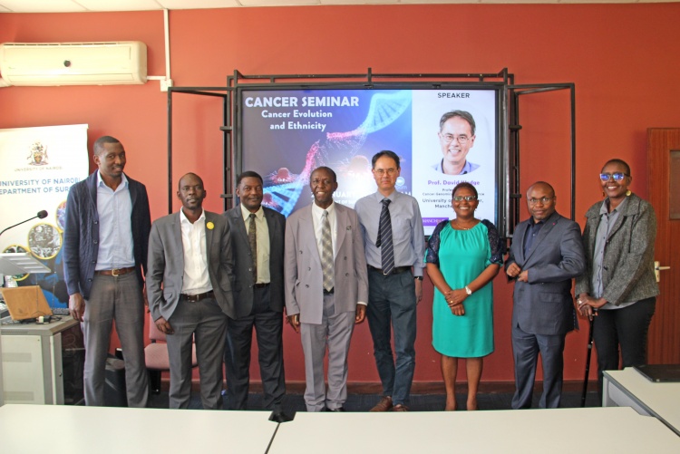 Prof. Wedge hosted for a cancer seminar.