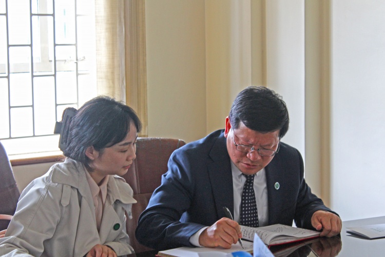 A visit from Anhui Medical University