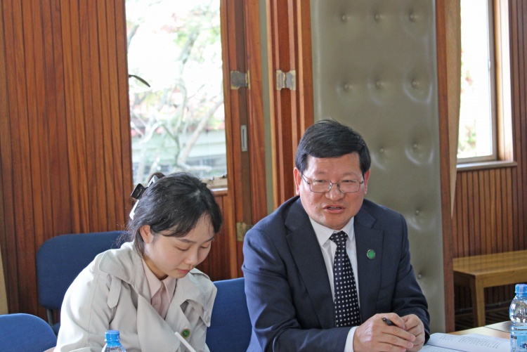 A visit from Anhui Medical University
