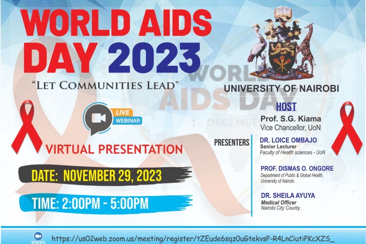 World Aids Day 2023 poster.