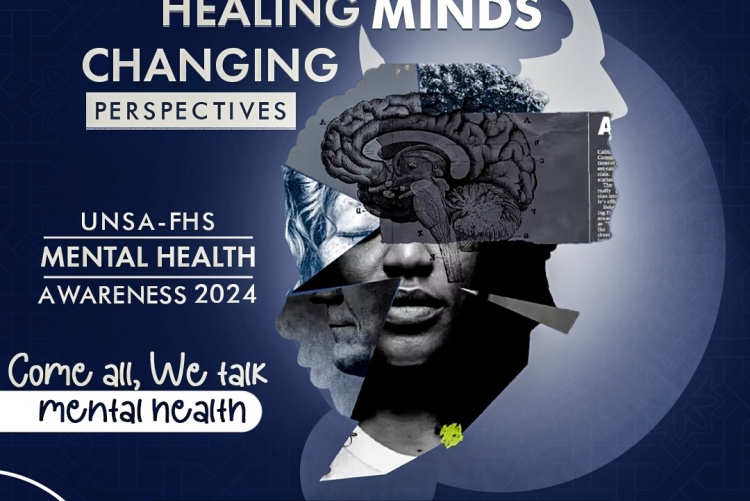 UNSA - FHS mental health talk poster.