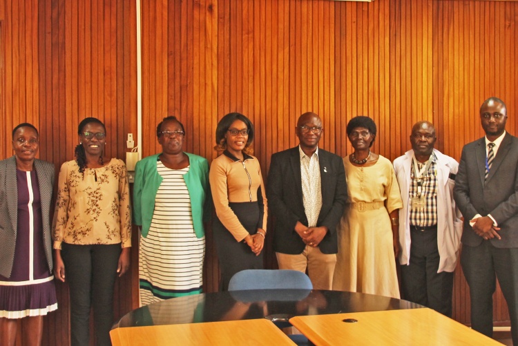 Lagos State University College of Medicine visit group photo