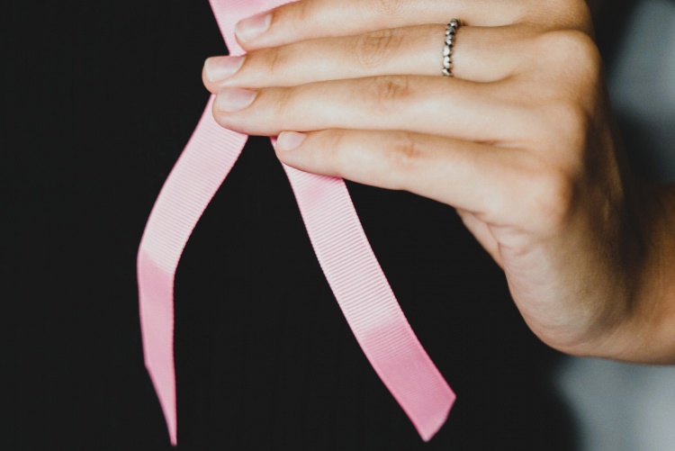Breast cancer ribbon.