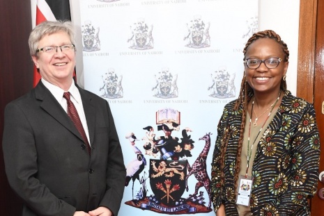 Prof. Keith Fowke and Dr. Marianne Mureithi.