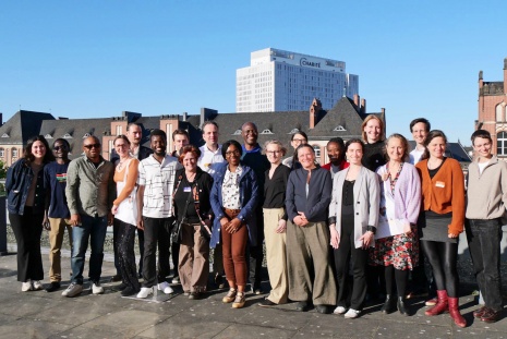 A group photo of a delegation from the Faculty of Health Sciences led by Dean, Prof. Daniel Ojuka and their hosts in Berlin.