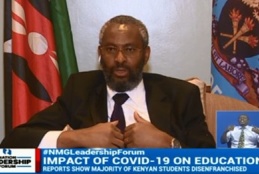 Impact of Covid-19 on Education – Prof. Stephen Kiama live on Nation Leadership Forum 