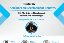 A History of Development Research with Prof. Bethwell A. Ogot