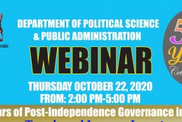 Sixty Years of Post Independence Governance in Africa: Trends and Lessons Learnt 