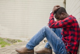 Stressed teen.